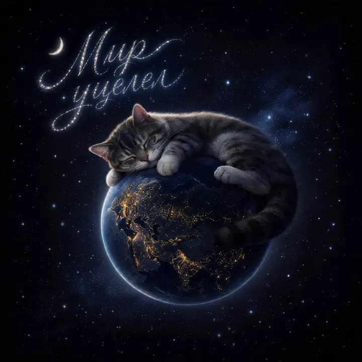 Обложка сингла «Мир уцелел»